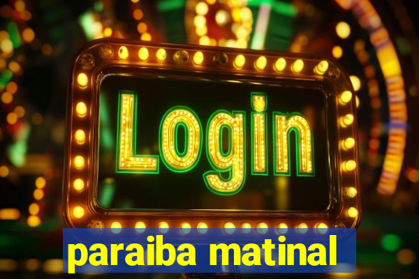 paraiba matinal